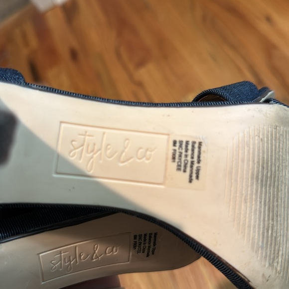 Style & Co. size 6M heels - Picture 8 of 8
